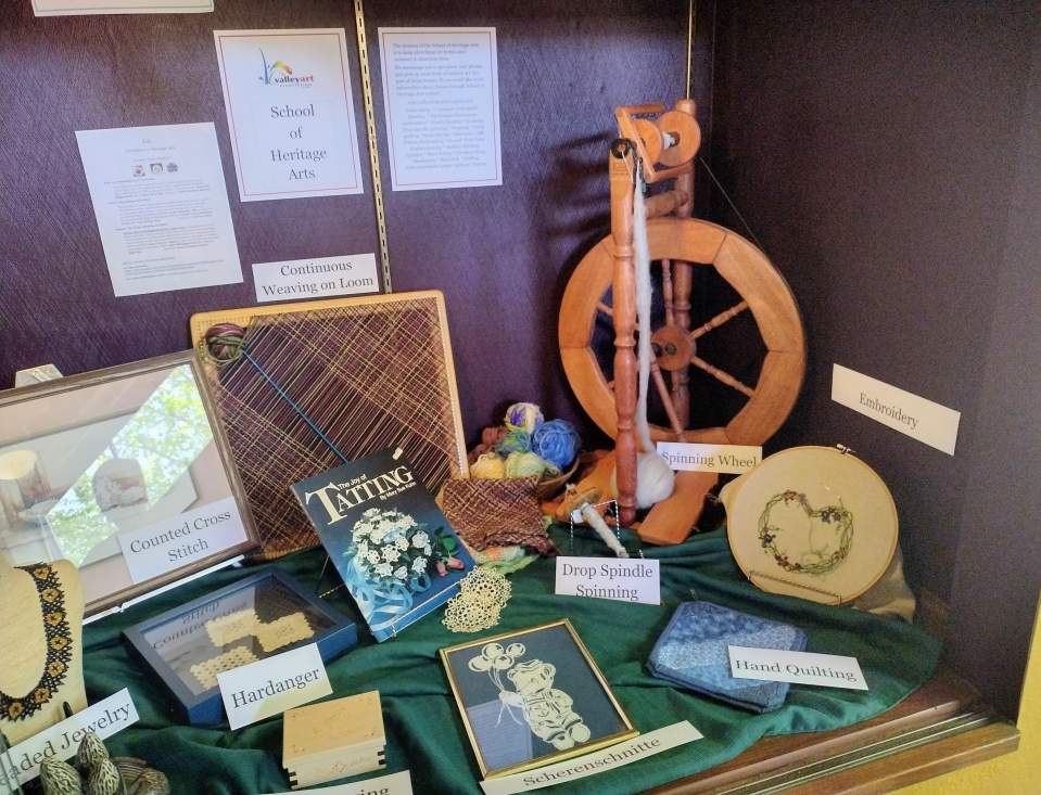 VAA School of Heritage Arts display