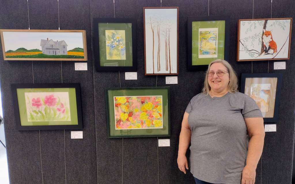 June Haigh-Boley's current exhib