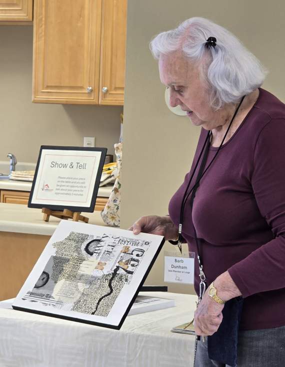Barbara's show and tell