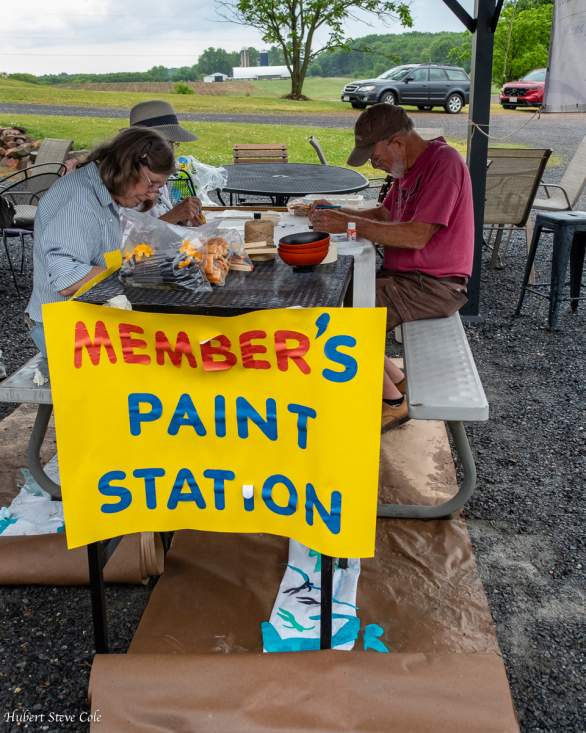Disc Painting Station