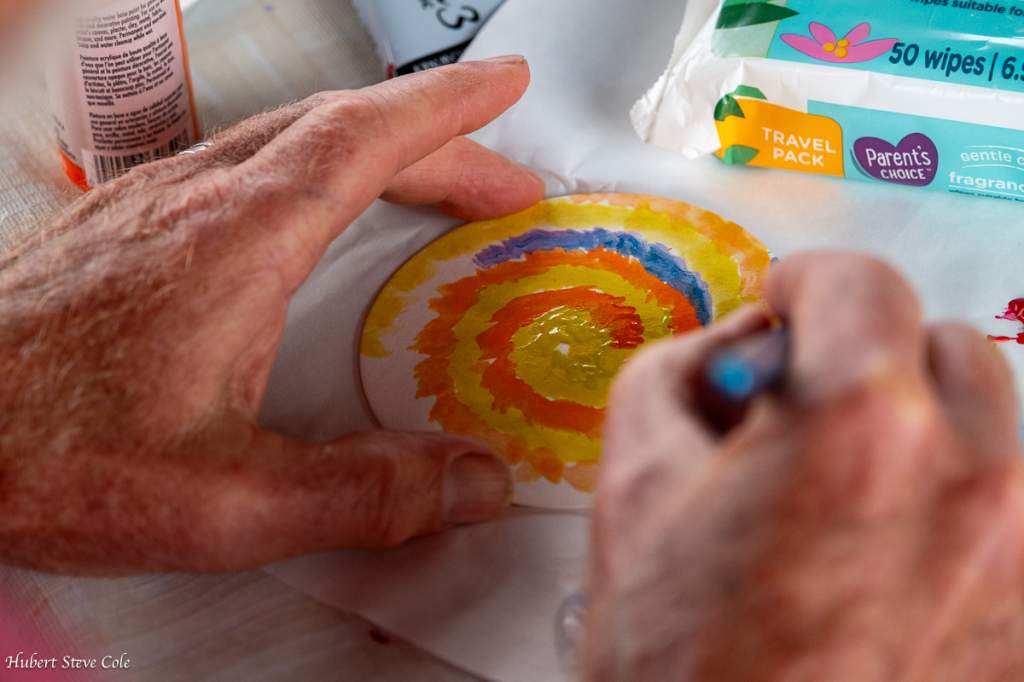 More Disc Painting
