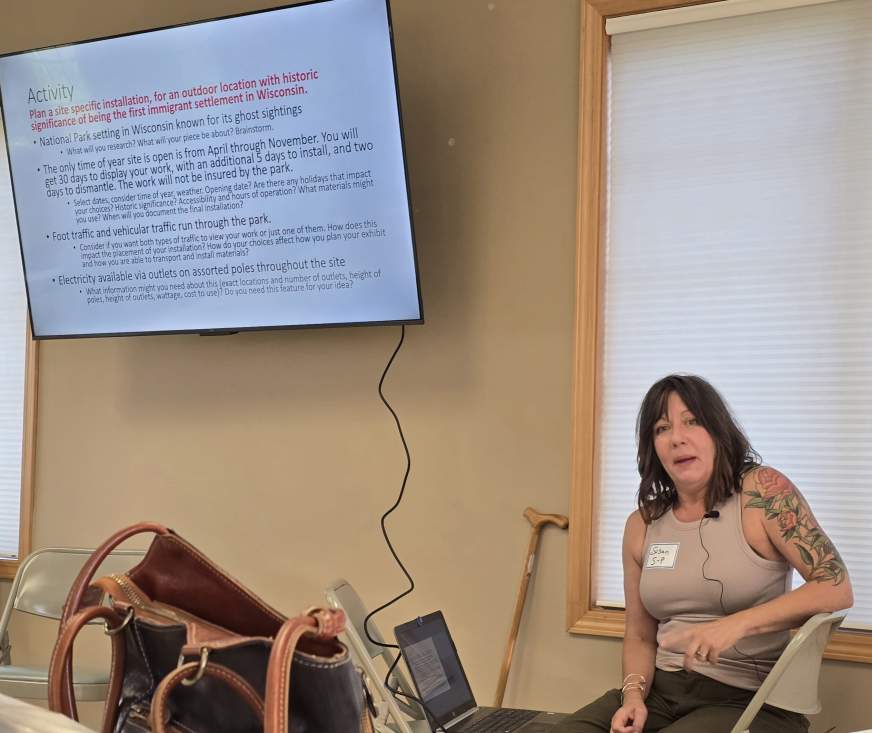 Susan Sveda Pachau's presentation on installation Art